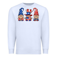 White usa gnome Premium Sweatshirt - HRA Design Shop