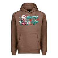 Chestnut nurse life gnomies Premium Hoodie - BarkalooDesign