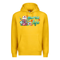 Lemon nurse life gnomies Premium Hoodie - BarkalooDesign