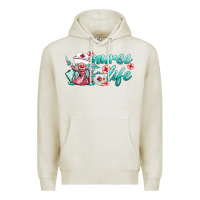 Oatmeal Heather nurse life gnomies Premium Hoodie - BarkalooDesign