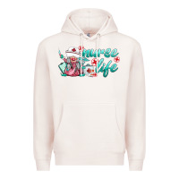 Pale Pink nurse life gnomies Premium Hoodie - BarkalooDesign