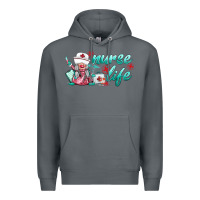 Rock nurse life gnomies Premium Hoodie - BarkalooDesign