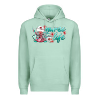 Seafoam nurse life gnomies Premium Hoodie - BarkalooDesign