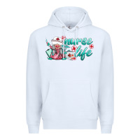 White nurse life gnomies Premium Hoodie - BarkalooDesign
