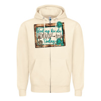 Sandshell feeling kinda idgafish today Zipper Hoodie - texasbilliewilder