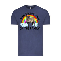 Vintage Denim i'm the rainbow sheep of the family suffolk sheep black face sheep Vintage Tee - Artiststas