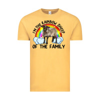 Vintage Mustard i'm the rainbow sheep of the family suffolk sheep black face sheep Vintage Tee - Artiststas