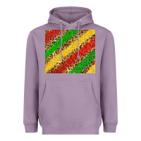 Lavender African colors leopard Heavyweight Hoodie - Zillion Design Studio