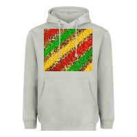 Moon Dust African colors leopard Heavyweight Hoodie - Zillion Design Studio