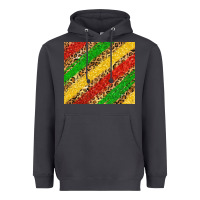 Smoke African colors leopard Heavyweight Hoodie - Zillion Design Studio