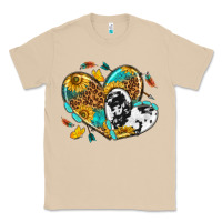 Mushroom cowhide leopard hearts Classic Tee - texasbilliewilder
