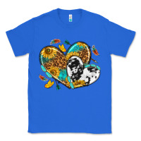 True Royal cowhide leopard hearts Classic Tee - texasbilliewilder