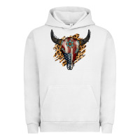Pigment Lunar Rock American Bull Skull Urban Hoodie - Jasminsmagicworld