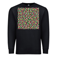 Black christmas leopard Premium Sweatshirt - FaDigitalArtStudio