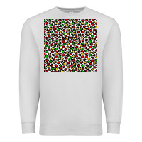 Dove Grey christmas leopard Premium Sweatshirt - FaDigitalArtStudio