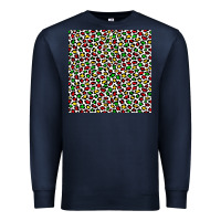 Navy christmas leopard Premium Sweatshirt - FaDigitalArtStudio