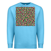 Ocean Blue christmas leopard Premium Sweatshirt - FaDigitalArtStudio