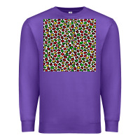 Purple christmas leopard Premium Sweatshirt - FaDigitalArtStudio