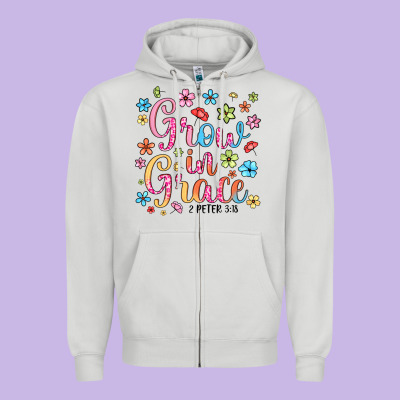 Zipper Hoodie grow in grace
