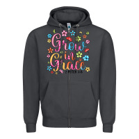 Smoke grow in grace Zipper Hoodie - texasbilliewilder