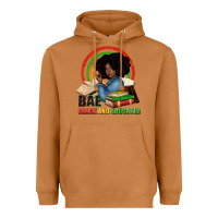 Meerkat Bae black and educated Heavyweight Hoodie - Zillion Design Studio