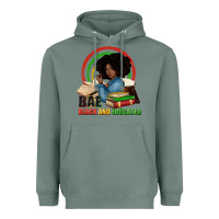 Sage Bae black and educated Heavyweight Hoodie - Zillion Design Studio