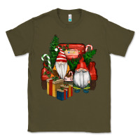 Army Green Christmas Truck And Gnome Classic Tee - RanaPortraitStore