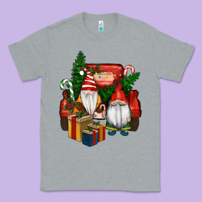 Christmas Truck And Gnome Classic Tee Designed By Ranaportraitstore