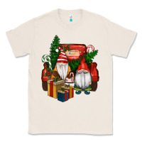 Natural Christmas Truck And Gnome Classic Tee - RanaPortraitStore