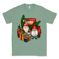 Sage Christmas Truck And Gnome Classic Tee - RanaPortraitStore