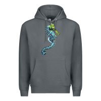 Rock Blue Seahorse Premium Hoodie - LillyAllenDesigns