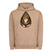 Pigment Burro aztec bullskull teardrop earrings Urban Hoodie - Jasminsmagicworld