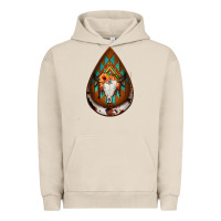 Pigment French Oak aztec bullskull teardrop earrings Urban Hoodie - Jasminsmagicworld