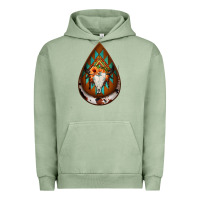 Pigment Oil Green aztec bullskull teardrop earrings Urban Hoodie - Jasminsmagicworld