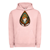 Pigment Salmon aztec bullskull teardrop earrings Urban Hoodie - Jasminsmagicworld