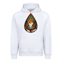White aztec bullskull teardrop earrings Urban Hoodie - Jasminsmagicworld