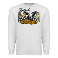 Oatmeal Heather blessed Premium Sweatshirt - CowhideDigitalArt