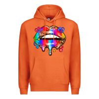 Carrot pride lips Premium Hoodie - AdoDesignShop