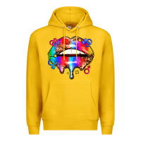 Lemon pride lips Premium Hoodie - AdoDesignShop