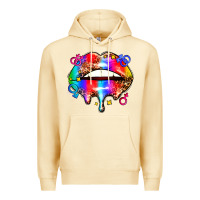 Pina Colada pride lips Premium Hoodie - AdoDesignShop