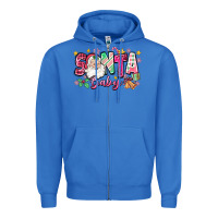 True Royal pink santa baby christmas Zipper Hoodie - Zillion Design Studio