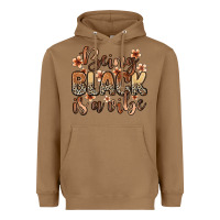 Toasted Coconut Being black is a vibe Heavyweight Hoodie - Zillion Design Studio