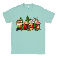 Seafoam lumberjack coffee cups Classic Tee - Zillion Design Studio