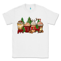 White lumberjack coffee cups Classic Tee - Zillion Design Studio