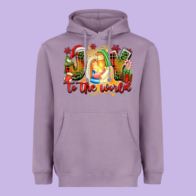 Joy To The World Heavyweight Hoodie Designed By Texasbilliewilder