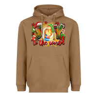 Toasted Coconut joy to the world Heavyweight Hoodie - texasbilliewilder