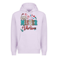 Lilac little mister america Premium Hoodie - NancyCooperArtShop