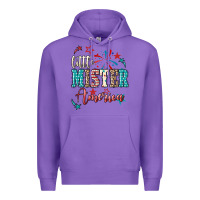 Purple little mister america Premium Hoodie - NancyCooperArtShop