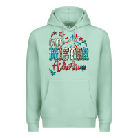 Seafoam little mister america Premium Hoodie - NancyCooperArtShop