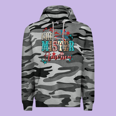 Little Mister America Premium Hoodie Designed By Nancycooperartshop